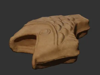 Taiyaki Low-poly 3D model purchase