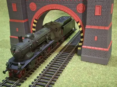 German portal Weilburg North 1-87 FDM color 3D print model