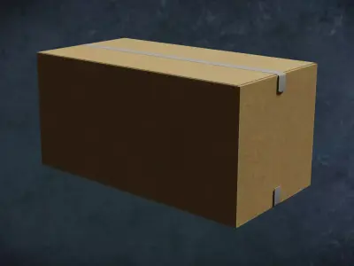 Cardboard Clean Series BoxIC G1 N1-4 3D model