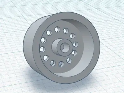 Beadlock Off Road Wheels 3D print model