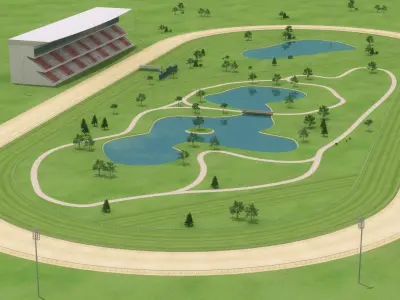  Horse Track and Riding Arena 