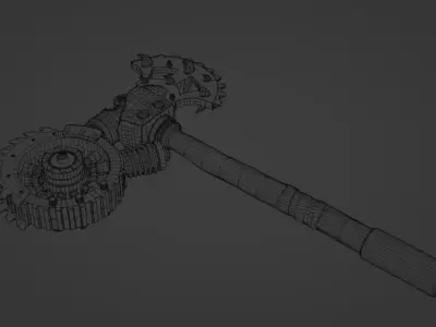 Doomsday Mallet Low-poly 3D model