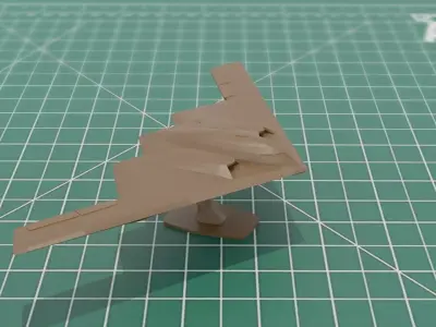 B-2 Spirit Stealth Bomber 3D Print 3MF Model  3D print model