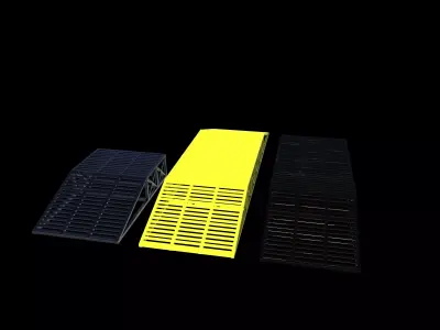 modular ramp set 02 3D model