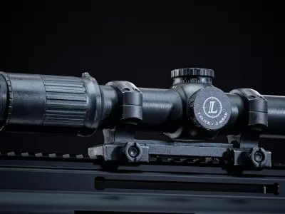 Leupold Mark-6 Scope Low-poly 3D model purchase