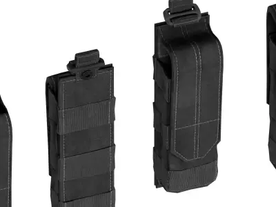 511 MP5 SINGLE POUCH Low-poly 3D model