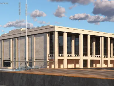 David Koch Theater 3D model