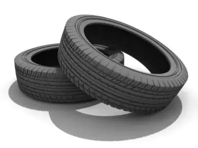 Car Tyre or Tire 3D model