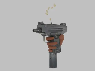 Uzi GameObject 3D model