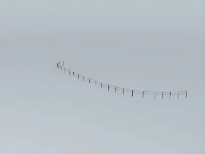 deck rope Free 3D model
