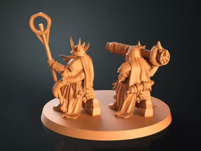 Traitor missile launcher team 3D print model