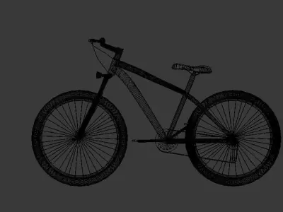 Blender made High quality bicycle 3D model