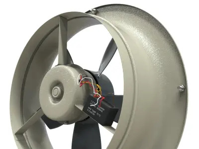 SIEMENS EXTRACTOR FAN 3D model