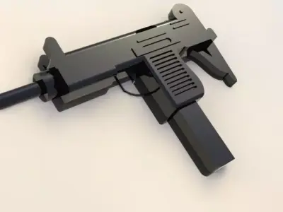 UZI GUN Free 3D model