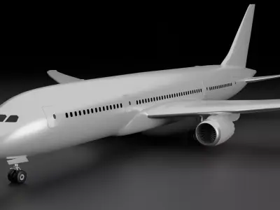 Boeing 787-8 Dreamliner 3D model by drowslee