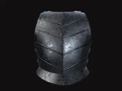 Medieval Armor V02 Low-poly 3D model