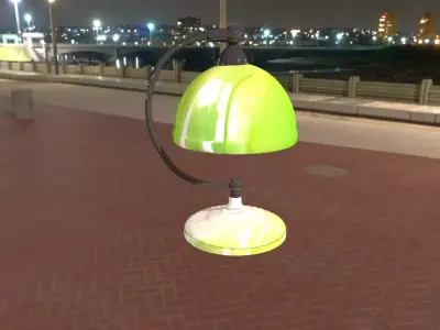 Plastic Lamp 3D model