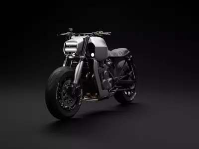 Concept Motorcycle Neo Retro 3D model