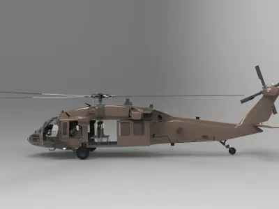 sikorsky UH-60 3D model