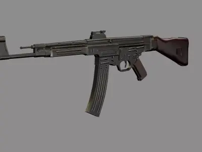 STG 44 Sturmgewehr stg44 Low-poly 3D Model Low-poly 3D model
