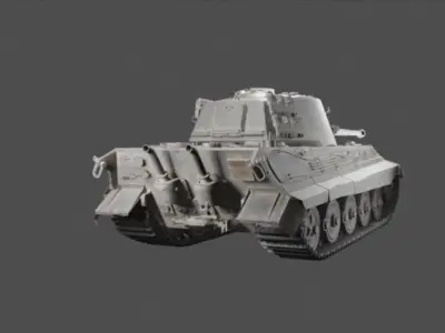 The heavy tank  3D model
