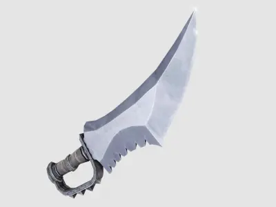 Dagger sword Low-poly 3D model purchase