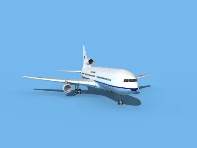 Lockheed L-1011 Royal Airforce 1 3D model