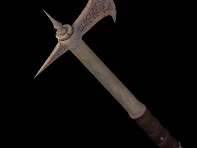 combat hatchet Free 3D model