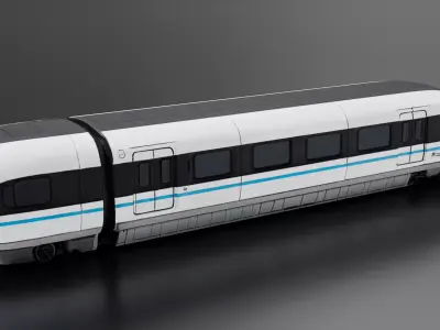 Transrapid TR08 - Maglev Train 3D print model