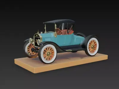 COCHE ANTIGUO IDEAL DECORACION Y COLECCIONISMO 3D print model
