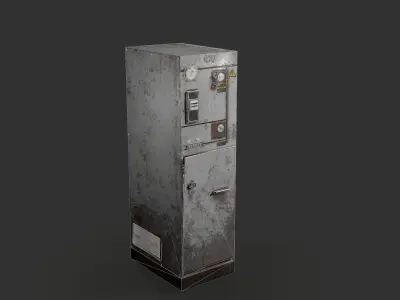 Electric Panelboard Low-poly 3D model