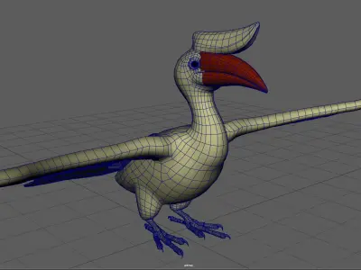 Horbill 3D model