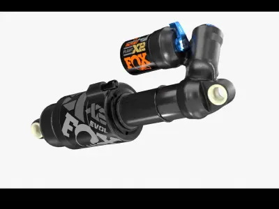 FOX Float X2 MTB shock Low-poly 3D model