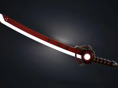 Sci-Fi Sword - 3D Prop Low-poly 3D model