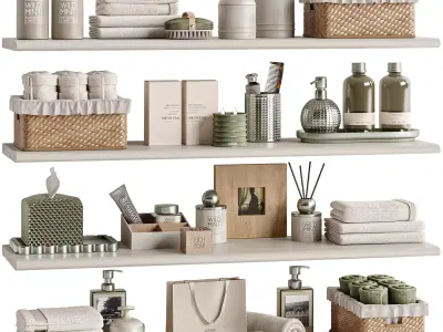 Bathroom Accessories 38 3D model