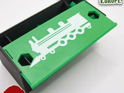 TICKET TO RIDE EUROPE INTERNAL ORGANIZER BY AM-MEDIA 3D print model