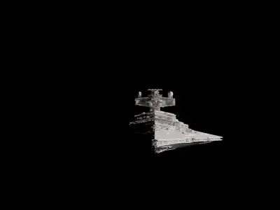 ILM Quality Star Destroyer Free 3D model