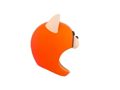 Prop043 Red Panda Hat 3D model