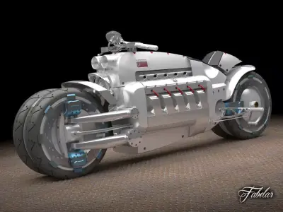 Dodge Tomahawk concept 3D model
