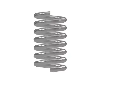 Spring Inner diameter 10mm lenght 50mm 3D model