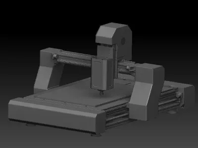 CNC ROUTER MACHINE DESIGN  3D model