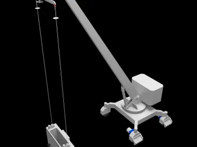 Crane medical 3D model