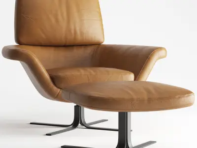 Blake Soft Armchair 3D model