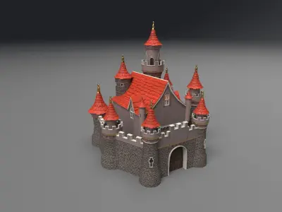 Castle 3D model 2