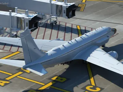 Boeing RC-135 Large Reconnaissance Aircraft  purchase 3D model