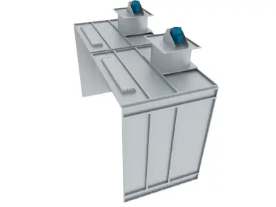 PAINT BOOTH FOR LIQUID PAINTING 3D model
