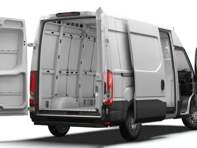 Iveco Daily Van L2H2 HQ Interior 2025 3D model