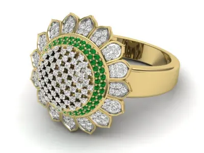Women ring 3dm Render details 3D print model