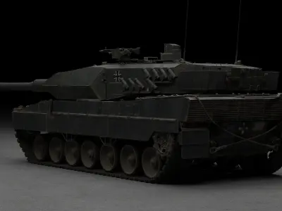 Tank Leopard 2a6 3D model