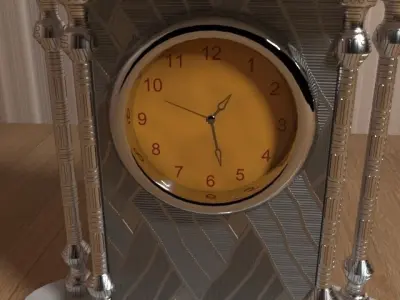 Table Clock 3D model